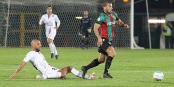 Nella foto di A. Mirimao da " Daje Mo' ", Guido MARILUNGO ormai a secco di gol da diverse partite