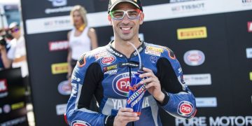 Marco MELANDRI , terzo a Jerez con il team Grt Yamaha