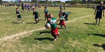 I bambini dell'Under 6 del Terni Rugby