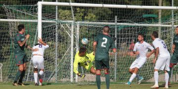 Il primo gol realizzato da Salzano in una foto di A.Mirimao da pagina fa Ternana Calcio