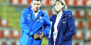 nella foto tratta da www.sportnews.com Attilio SORBI e Milena BERTOLINI