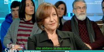 La prof. Elisabetta Costantini  a "Tutta salute", Rai3