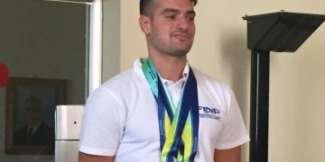 Riccardo Menciotti, grande protagonista ai mondiali paralitici a Londra.