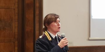 La dirigente della polizia stradale di Terni, Katia Grenga