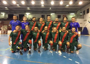 La squadra della Futsal TERNANA che ha battuto il CLT per 6-1 ( foto Michele Pettorossi )