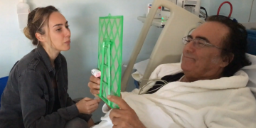 Al Bano in ospedale con la figlia Cristel Carrisi