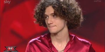 Lorenzo Rinaldi ieri sera a X-FACTOR