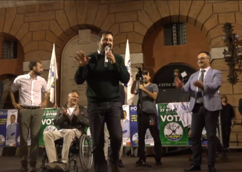 Matteo Salvini a Foligno