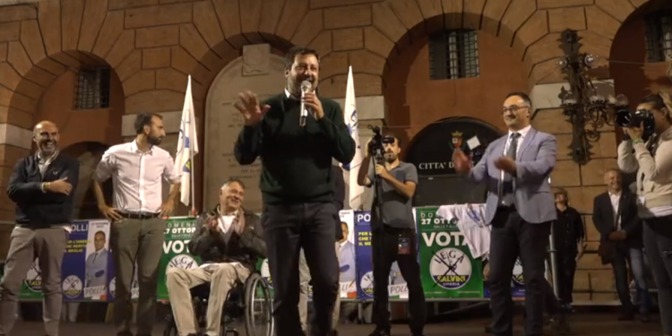 Matteo Salvini a Foligno