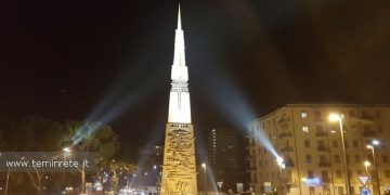 La lancia di luce di Arnaldo Pomodoro a Terni