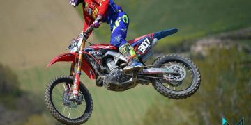 nella foto Daniele Fattori, campione regionale MX1 FAST