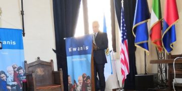 Il nuovo luogotenente governatore del Kiwanis umbro sabino, Luciano Binnella