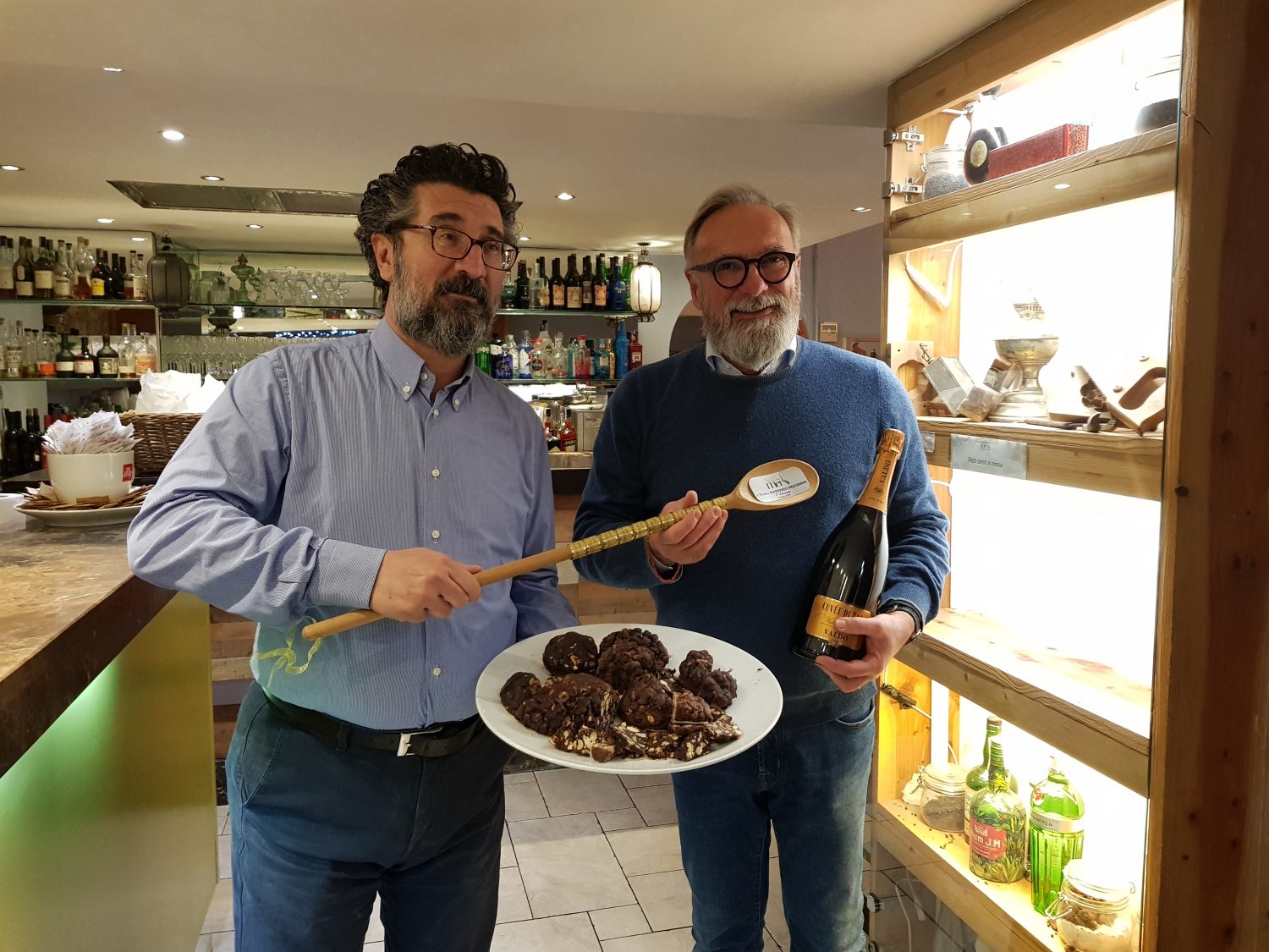 Andrea Barbaccia con Corrado Diotallevi