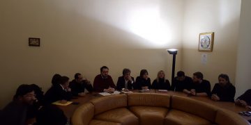 L'audizione degli sfollati di via degli arroni in Comune