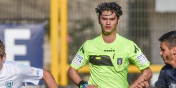 Daniele De Santis,l'arbitro di Ternana-catania di Coppa. foto da ustriestina