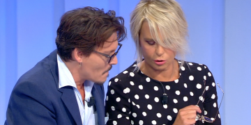 Johnny Depp con Maria De Filippi