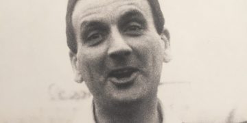 Italo Falchi, per tutti Pippo, con la sua divisa di arbitro ( foto dal libro " 70 anni di impegno e passione  della sezione Aia di terni " Pasquale Gnocchini " di Ivano Mari