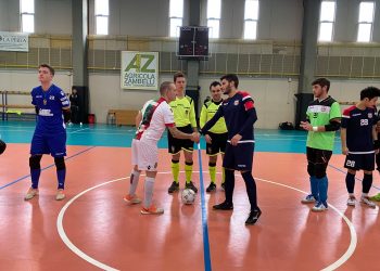 I due capitani di Orvieto FC e Futsal Ternana