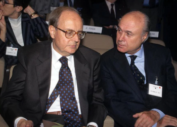 Enrico Micheli con Roberto Pesenti