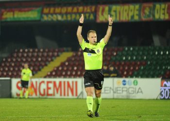 l'arbitro di Ternana-Avellino, Francesco Meraviglia