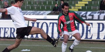 Marco Schenardi in una foto di Vairo Nulli, autore di una doppietta nel match del 2000/01