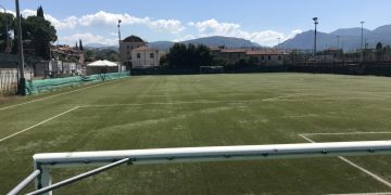 Il campo in sintetico di Via Proietti Divi