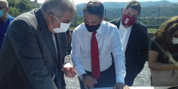 Il viceministro cancellieri sul cantiere del Viadotto