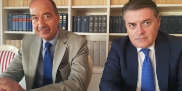 Raffaello Federighi con l'avvocato Massimo Proietti