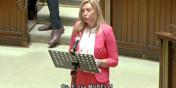 La parlamentare della Lega Elena Murelli