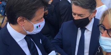 L'AVVOCATO MASSIMO PROIETTI CON IL PREMIER GIUSEPPE CONTE