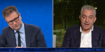 Fabio Fazio e Domenico Arcuri
