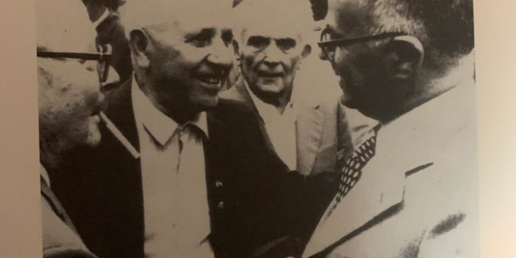 L'ex sindaco di Terni Dante Sotgiu con Bartolucci e Filipponi