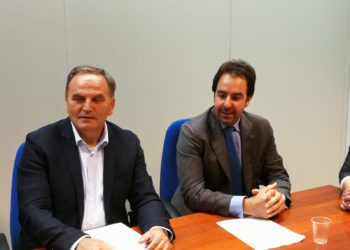 a sx Renato Cesca, presidente di Cna Umbria e Mauro Franceschini, presidente di Confartigianato imprese Umbria
