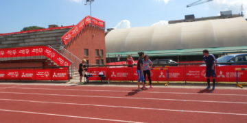 I locali del campo di atletica di Narni Scalo