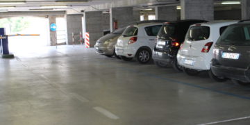 L'interno del Parcheggio del Suffragio.