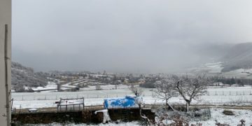 NEVE IN VALNERINA, FOTO METEO CENTRO ITALIA