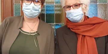 Le senatrici Emma Pavanelli e Liliana Segre
