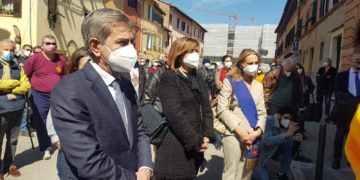 DONATELLA TESEI MANIFESTAZIONE 25 APRILE