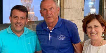 Zeman in mezzo a Nicola,Canonico e Maria Assunta Pintus