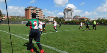 Lo stadio san paolo durante una partita delle giovanili della Ternana