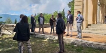 IL CONSIGLIO PROVINCIALE IN UNA RECENTE VISITA A VILLALAGO