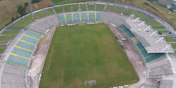 VISTA DALL'ALTO DELLO STADIO DEL CONERO DI ANCONA