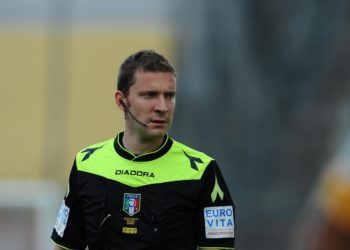 L'arbitro Marco Serra ( foto da Frosinone calcio )
