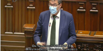 IL MINISTRO GIANCARLO GIORGETTI AL QUESTION TIME SU AST