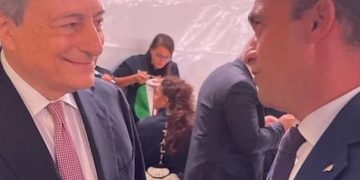 MARIO DRAGHI CON RICCARDO GIUBILEI