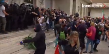 L'ASSALTO ALLA SEDE NAZIONALE  DELLA CGIL DI ROMA