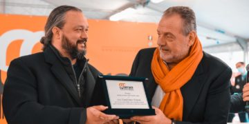 IL SINDACO DI FERRARA ALAN FABBRI PREMIA GIANFRANCO VISSANI