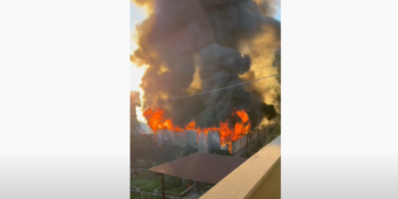 L'INCENDIO A CAMPOMICCIOLO