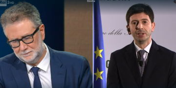 FABIO FAZIO E IL MINISTRO ROBERTO SPERANZA