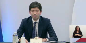 IL MINISTRO DELLA SALUTE ROBERTO SPERANZA